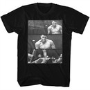 Muhammad Ali Shirt Over Liston 3 Box Black T-Shirt