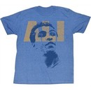 Muhammad Ali T-shirt Ali Look Adult Heather Blue Tee Shirt
