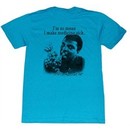 Muhammad Ali T-shirt Boxer So Mean Adult Blue Tee Shirt