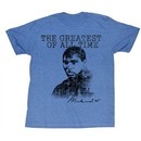 Muhammad Ali T-shirt Greatest of All Time Adult Blue Tee Shirt