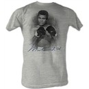 Muhammad Ali T-shirt Profile Adult Heather Grey Tee Shirt