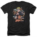 Naruto Shippuden Shirt Shadow Clone Heather Black T-Shirt