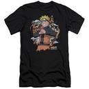 Naruto Shippuden Slim Fit Shirt Shadow Clone Black T-Shirt