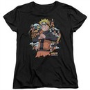 Naruto Shippuden Womens Shirt Shadow Clone Black T-Shirt