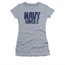 Navy Shirt Juniors Navy Uncle Athletic Heather T-Shirt