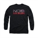 NCIS New Orleans Shirt Neon Sign Long Sleeve Black Tee T-Shirt
