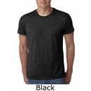 Blanks Plus Men's Burnout Shirt Poly/Cotton Crew Neck Tee Shirt