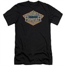 Night Ranger Slim Fit Shirt Logo Black T-Shirt