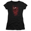 Nightmare On Elm Street Juniors Shirt One Two Freddys Coming For You Black T-Shirt