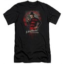 Nightmare On Elm Street Slim Fit Shirt Springwood Slasher Black T-Shirt