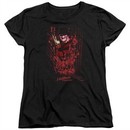 Nightmare On Elm Street Womens Shirt One Two Freddys Coming For You Black T-Shirt