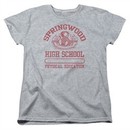 Nightmare On Elm Street Womens Shirt Springwood High Heather Grey T-Shirt