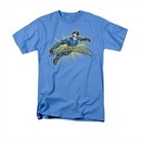 Nightwing DC Comics Shirt Burst Adult Carolina Blue Tee T-Shirt