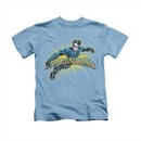 Nightwing DC Comics Shirt Burst Kids Carolina Blue Youth Tee T-Shirt