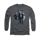 Nightwing DC Comics Shirt Spotlight Long Sleeve Charcoal Tee T-Shirt