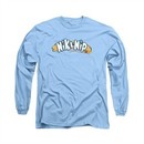 Nik L Nips Shirt Logo Long Sleeve Carolina Blue Tee T-Shirt