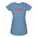 Nurse Jackie Juniors Shirt Logo Carolina Blue T-shirt Tee