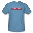 Nurse Jackie Shirt Logo Adult Carolina Blue T-Shirt Tee