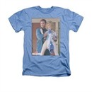 Old School Shirt Frank And Doll Adult Heather Light Blue Tee T-Shirt