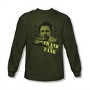 Old School Shirt Frank The Tank Long Sleeve Green Tee T-Shirt