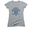 Old School Shirt Juniors V Neck Property Of Harrison Athletic HeatherTee T-Shirt
