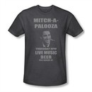 Old School Shirt Mitchapalooza 2 Adult Heather Charcoal Tee T-Shirt