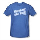 Old School Shirt My Boy Blue Adult Heather Royal Blue Tee T-Shirt