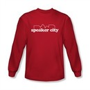 Old School Shirt Speaker City Logo Long Sleeve  Tee T-Shirt