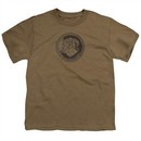 Oldsmobile Kids Shirt 1940S Emblem Safari Green T-Shirt