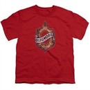 Oldsmobile Kids Shirt Detroit Emblem Red T-Shirt