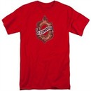 Oldsmobile Shirt Detroit Emblem Red Tall T-Shirt