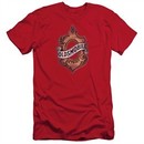 Oldsmobile Slim Fit Shirt Detroit Emblem Red T-Shirt