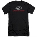 Oldsmobile Slim Fit Shirt Modern Logo Black T-Shirt
