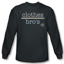 One Tree Hill Shirt Clothes Bros Long Sleeve Charcoal Tee T-Shirt