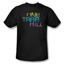 One Tree Hill Shirt Color Blend Logo Adult Black Tee T-Shirt