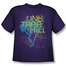 One Tree Hill Shirt Kids Logo Purple Youth Tee T-Shirt