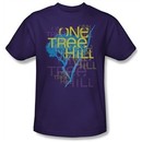 One Tree Hill Shirt Logo Adult Purple Tee T-Shirt