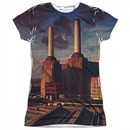 Pink Floyd Shirt Animals Sublimation Juniors T-Shirt Front/Back Print