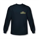 Polar Express Shirt Conductor Long Sleeve Navy Blue Tee T-Shirt