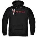 Pontiac Hoodie Modern Logo Black Sweatshirt Hoody