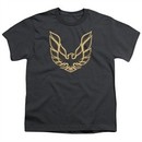 Pontiac Kids Shirt Firebird Charcoal T-Shirt