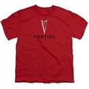 Pontiac Kids Shirt Modern Logo Red T-Shirt