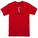 Pontiac Shirt Modern Logo Red T-Shirt
