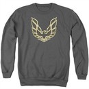 Pontiac Sweatshirt Firebird Adult Charcoal Sweat Shirt