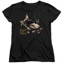 Pontiac Womens Shirt 77 Firebird Black T-Shirt