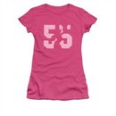 Popeye Shirt 55 Juniors Hot Pink Tee T-Shirt