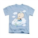 Popeye Shirt Baby Clouds Kids Light Blue Youth Tee T-Shirt