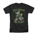 Popeye Shirt Get Spinach Adult Black Tee T-Shirt
