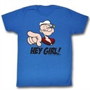 Popeye Shirt Hey Girl Royal T-Shirt