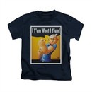 Popeye Shirt I Can Do It Kids Navy Blue Youth Tee T-Shirt
